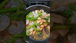 Sautéed shrimp with dill and greenpeppers [upl. by Adnilec]