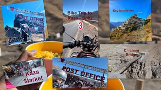 Day3 Kaza Spiti Circuit Bike Trip Our 1st Trip Spiti Explored biketour biketrip himachal [upl. by Molli]