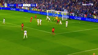 Dani Olmo Goal vs France Jules Koundé Own Goal France vs Spain Highlights Euro 2024 [upl. by Alyos]