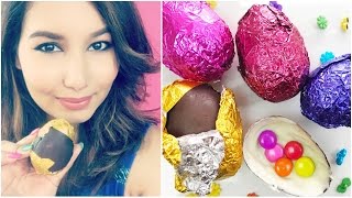 DIY Chocolate Easter Eggs  ChipperTreats  Sonal Sagaraya [upl. by Romy]