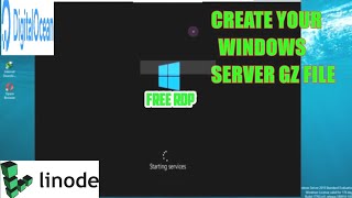 How to create windows server gz iso file windows rdp vps DigitalOcean [upl. by Adnohser988]