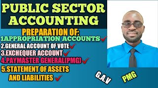 Public Sector Accounting PMG Accounts Exchequer Accounts  Appropriation Account GAVAIA [upl. by Cissy]