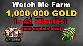 POE 325 Best Gold Farm  Over 1 Million Per Hour [upl. by Quint]