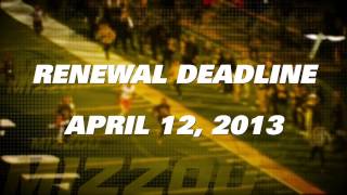 Renew 2013 Mizzou Season Tickets [upl. by Adekahs]