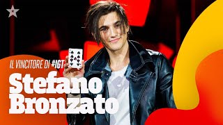 Il mago STEFANO BRONZATO vince Italia’s Got Talent 2021 [upl. by Arrimat]