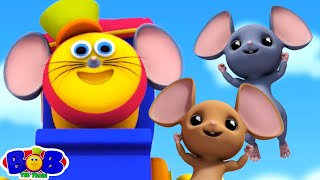 Three Blind Mice Fun for Kids Nursery Rhymes And Cartoon Videos by Bob The Train [upl. by Clayton]