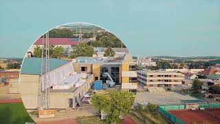 Hollabrunn Bau Schulcampus Timelapse [upl. by Anaya]