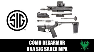 Lo que no te puede faltar para desarmar tu Sig Sauer MPX [upl. by Ileek]