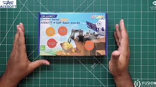 ACEBOTT Inventor Series 4 DOF Robot Arm Kit  Robotic Arm  Steam Education Kit  ESP32  Learning [upl. by Sitnik]