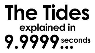 The Tides explained in ten seconds [upl. by Anuahc]