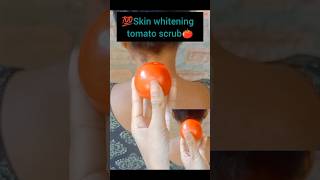 💯✅Skin whitening tomato scrub🍅 tomatoscrubtomato scrub [upl. by Richela675]