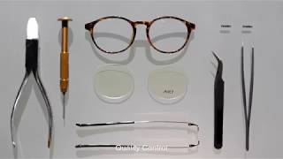 Professional eyewear frames manufacturing process [upl. by Nnaarat]