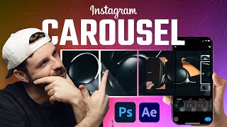 How to Create SEAMLESS Instagram Carousels with Photoshop  In Depth Tutorial [upl. by Auqinet673]