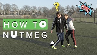 HOW TO NUTMEG  Learn these important football skills [upl. by Ahders794]