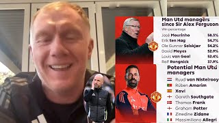 Paul Scholes Reacts To Manchester Uniteds Sacking Of Erik ten Hag🤬 Potential Man Utd Managers [upl. by Tillinger]