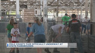 Polk County Fair Officially Underway At State Fairgrounds [upl. by Novelc]