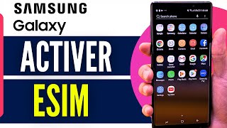 Comment Activer Esim Sur Samsung 2024 [upl. by Oinigih130]