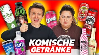 Wir TRINKEN seltsame GETRÄNKE 🧋🤢 mit SANDRA [upl. by Metzgar]