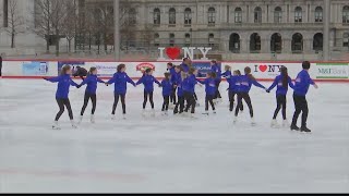 Champion figure skater Mariah Bell makes special appearance in Albany [upl. by Conlon]