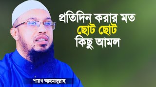 প্রতিদিন করার মত ছোট ছোট কিছু আমল  শায়খ আহমাদুল্লাহ  Islamic Waz Bangla  Shaikh Ahmadullah [upl. by Kinsman320]