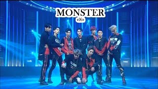 EXO엑소  Monster 교차편집  Stage Mix [upl. by Berners]