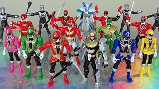 Power Rangers Action Hero Review Super Megaforce 5 inch Figures [upl. by Hedelman]