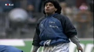 Maradona quellindimenticabile riscaldamento contro il Bayern [upl. by Atinahc627]