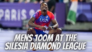 Mens 100M At The Silesia Diamond League Meeting 2024 [upl. by Theresina]