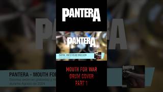 PANTERA  Mouth For War DRUM COVER PART 1 Full video on my Youtube Channel aldrummer drums [upl. by Quinlan]