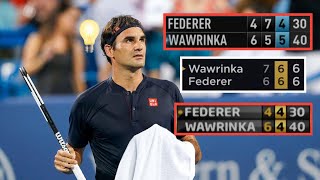 Roger Federer 3 ICONIC Escapes Against Stan Wawrinka [upl. by Verner]