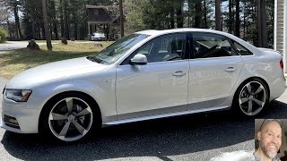 I bought a 2014 Audi A4 6 Speed w 209000 MilesPros amp Cons amp car detail [upl. by Glavin]