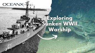 Exploring a Sunken Canadian Warship  WWII Shipwreck [upl. by Hirsch929]