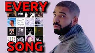 Every Drake Song RANKED [upl. by Fleur]