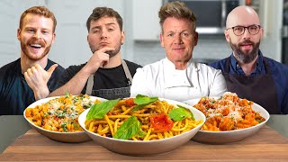 Which YouTube Chef Has The BEST Pasta Recipe Gordon Ramsay Babish or Ethan Chlebowski [upl. by Nrubyar]