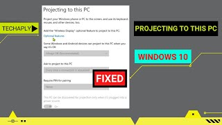 Laptop Projecting to This PC Problem Fixed [upl. by Lissy]