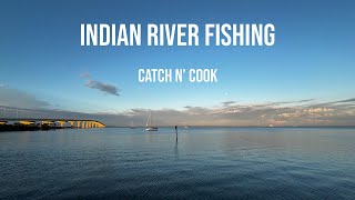 Fishing in the Indian River CATCH N COOK [upl. by Holbrooke]