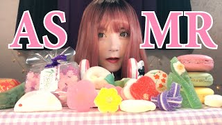 Japanese Wagashi ASMR Mukbang [upl. by Ainesey]