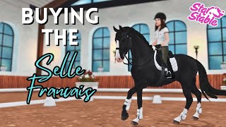 Buying the Selle Francais  Star Stable Online [upl. by Conroy]