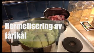 Hermetisering av fårikål [upl. by Tersina]