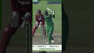 Shoaib Malik Masterclass Batting  Scores 90 Runs PAKvWI SportsCentral Shorts PCB M5C2K [upl. by Ahsiema]