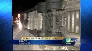 High winds cause damage in Sacramento area [upl. by Kalam777]