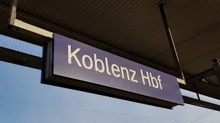 Bahnsteigansagen Blechelse Koblenz Hbf Teil 2 [upl. by Creedon]