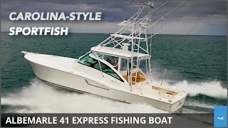 Albemarle 41 Express Offshore Fishing Boat Review  YachtWorld [upl. by Saxet]