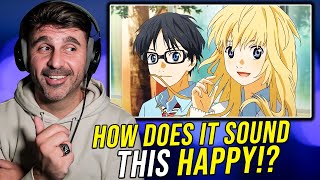 MUSIC DIRECTOR REACTS  Your Lie in April OP FULL Hikaru Nara  Goose House [upl. by Yenohtna]