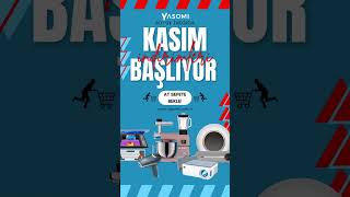 Kasım indirimleri başladı yasomi [upl. by Odnomar]