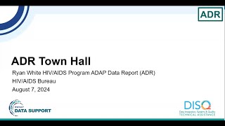 ADR Townhall [upl. by Pasadis480]