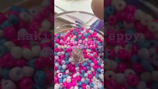 Making a bracelet beads blowup trend preppy aesthetic comedy shorts diy crafts trending [upl. by Boatwright]