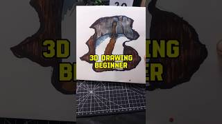 3D drawing beginner 🎨🗿art shorts [upl. by Shear]