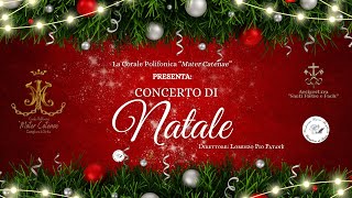 Concerto di Natale 2023  Corale quotMater Catenaequot  Castiglione di Sicilia  17 Dicembre 2023 [upl. by Bradly]