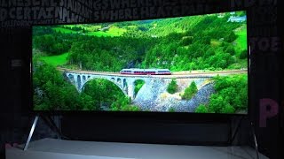 Samsung shows 105inch bendable LCD TV [upl. by Gaylene]